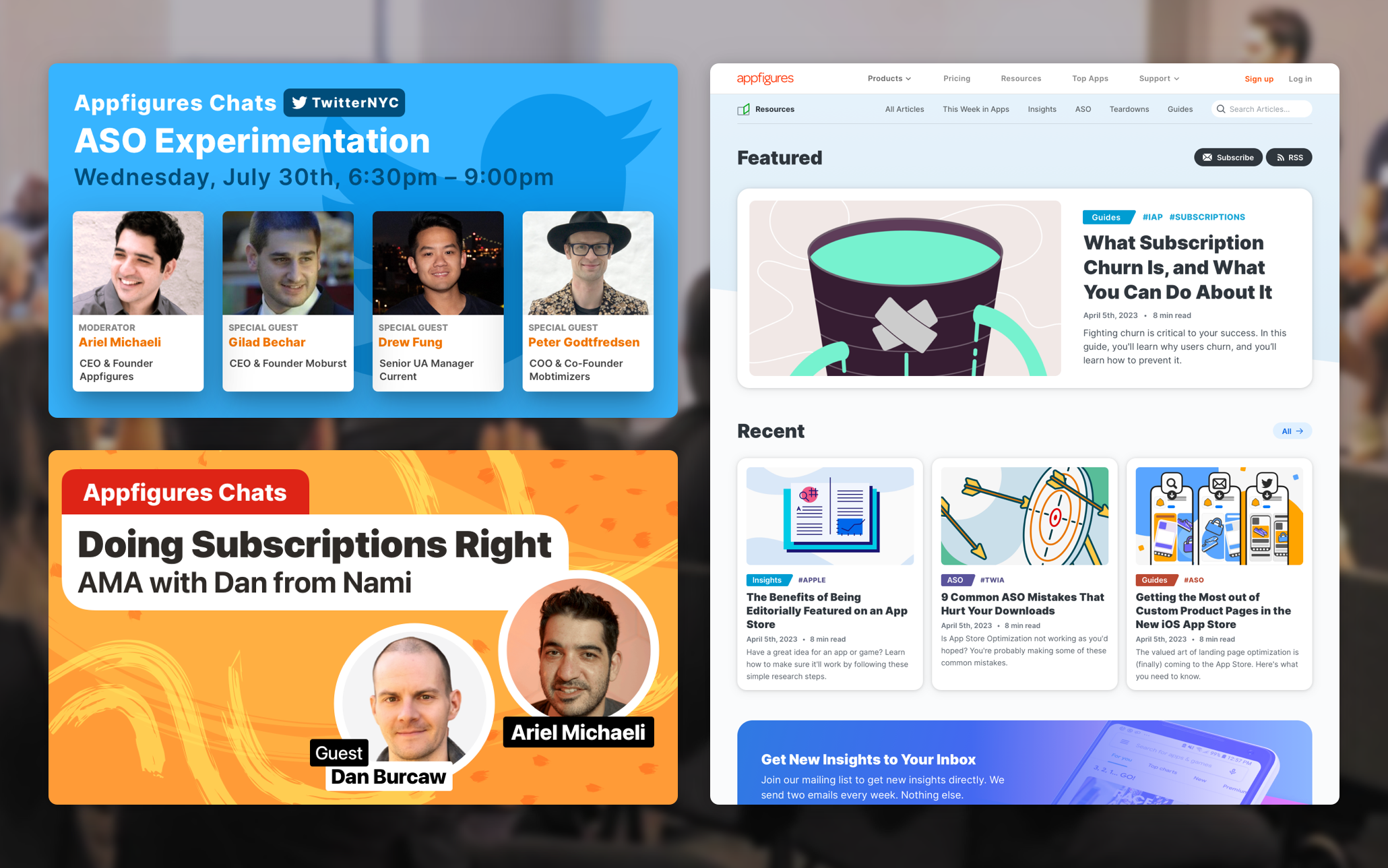 Diagram outlining the revamped content strategy connecting guides, events, newsletters, and media channels.